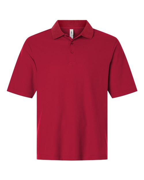CORE365 CE106T, Men's Tall Resolve Cvc Performance Pique Polo, Classic Red