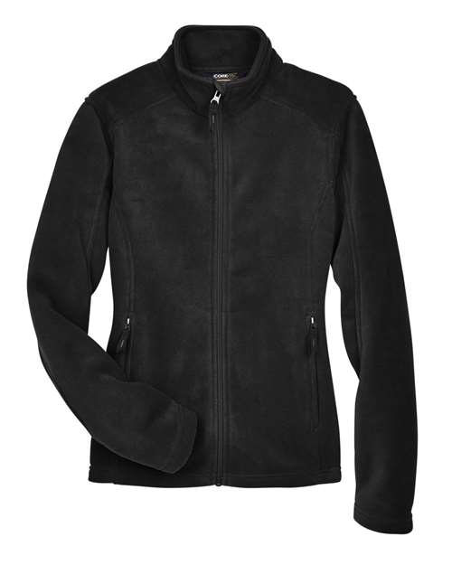 CORE365 78190, Women's Journey Fleece Jacket, Black