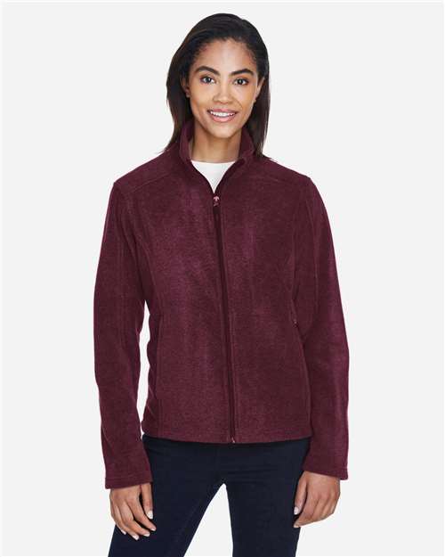 CORE365 78190, Women's Journey Fleece Jacket, Burgundy