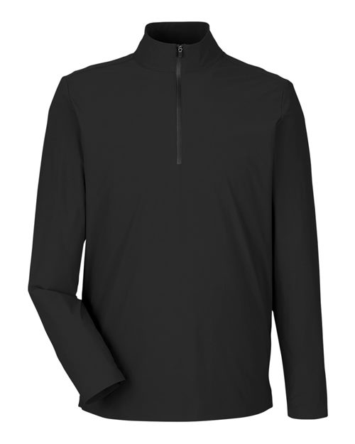 Devon & Jones DG410, Men's Crownlux Performance Windsor Welded Quarter-zip Pullover, Black