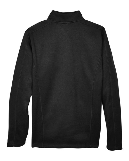 Devon & Jones DG793, Men's Bristol Full-zip Sweater Fleece Jacket, Black
