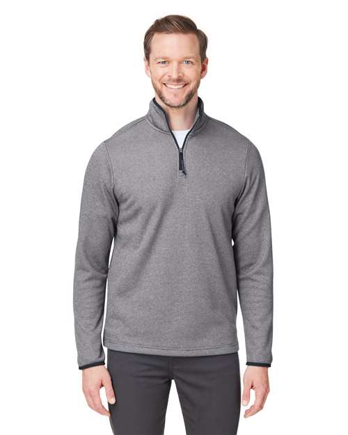 Men's Venture Heathered Stripe Quarter-Zip Pullover - - 13283 Black White 2025 Fleece Guide 2025 Fleece Guide Uniforms 2025 Fleece Guide Uniforms - Quarter-Zips 317A7 8-8.9 oz AB Exclusive Brands Activewear CA New ab CE73 CORE365 Fleece Long Sleeves Mens & Unisex Moisture-Management New AB Performance Polos & Knits Polyester - 100% Pullovers Quarter-Zips S&S Exclusive Brands Stripes Tear Away Tops Zips