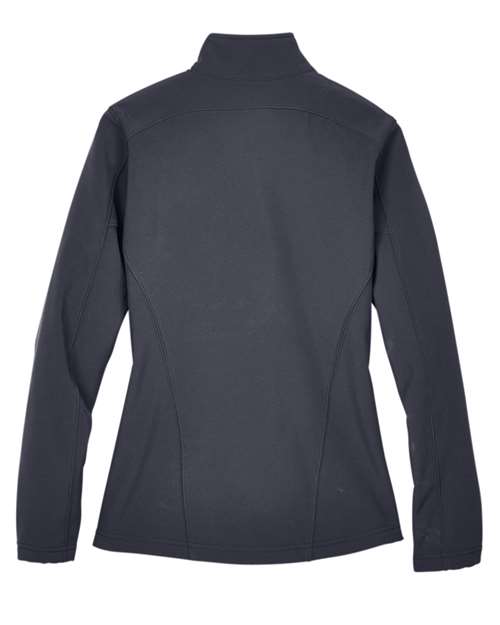 CORE365 78184, Women's Cruise Two-layer Fleece Bonded Soft Shell Jacket, Carbon
