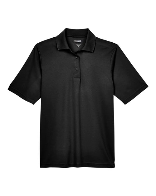 CORE365 88181T, Men's Tall Origin Performance Piqué Polo, Black
