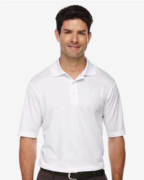 CORE365 88181T, Men's Tall Origin Performance Piqué Polo, White