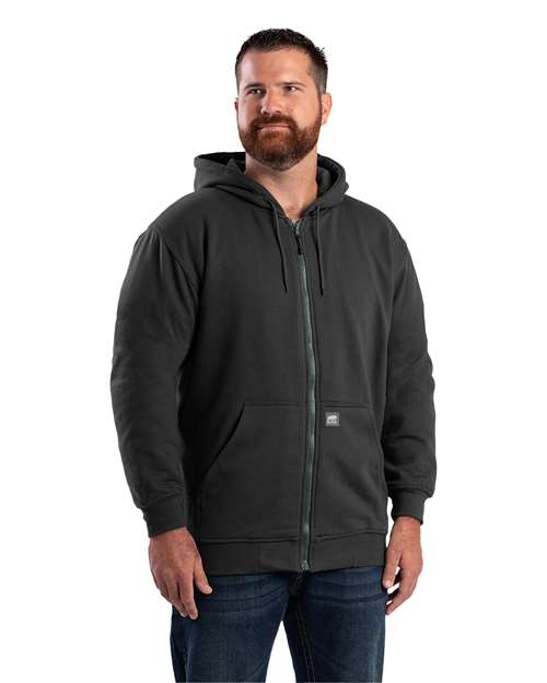 Men's Heritage Thermal Lined Hooded Sweatshirt - - 13301 Black 811A4 9-9.9 oz AB Retail Exclusive Brands Berne Apparel CA New ab Full-Zips Hooded Mens & Unisex New AB Sweatshirts Sweatshirts & Fleece SZ101 Thermals Tops UG Playbook UG Playbook - Industrial & Workwear Gifting UG Playbook Industrial & Workwear Workwear Workwear Spotlight Zips