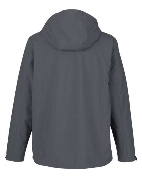 CORE365 CE712, Men's Barrier Packable Waterproof Rain Jacket, Carbon