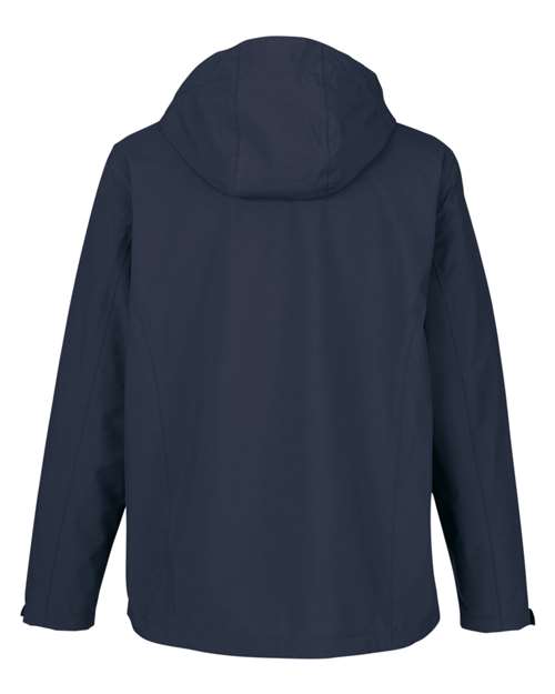 CORE365 CE712, Men's Barrier Packable Waterproof Rain Jacket, Classic Navy