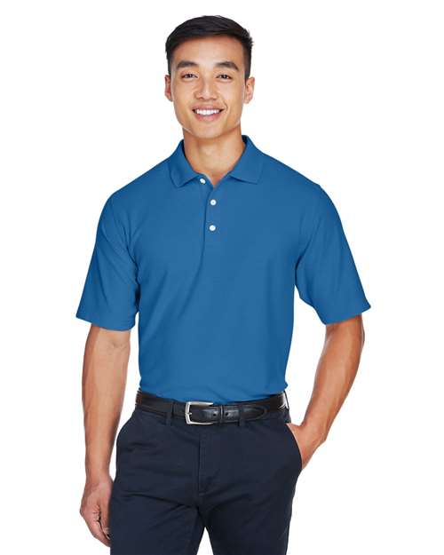 Men's DRYTEC20™ Performance Polo - - 13309 French Blue 2025 Polo Guide 2025 Polo Guide Activewear 2025 Polo Guide Activewear - Fitness & Wellness 6-6.9 oz 626B2 AB Exclusive Brands CA New ab Cotton - 100% Devon & Jones DG150 Mens & Unisex Moisture-Management New AB Performance Pique Polos Polos & Knits S&S Deep Deals S&S Exclusive Brands Short Sleeves Side Seams Sport Shirts Tops