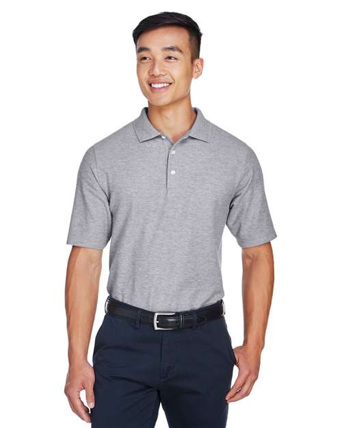 Men's DRYTEC20™ Performance Polo - - 13309 Grey Heather 2025 Polo Guide 2025 Polo Guide Activewear 2025 Polo Guide Activewear - Fitness & Wellness 6-6.9 oz 626B2 AB Exclusive Brands CA New ab Cotton - 100% Devon & Jones DG150 Mens & Unisex Moisture-Management New AB Performance Pique Polos Polos & Knits S&S Deep Deals S&S Exclusive Brands Short Sleeves Side Seams Sport Shirts Tops