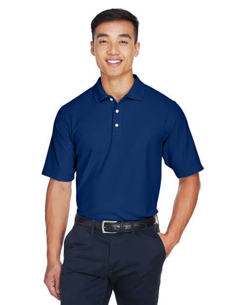 Men's DRYTEC20™ Performance Polo - - 13309 True Royal 2025 Polo Guide 2025 Polo Guide Activewear 2025 Polo Guide Activewear - Fitness & Wellness 6-6.9 oz 626B2 AB Exclusive Brands CA New ab Cotton - 100% Devon & Jones DG150 Mens & Unisex Moisture-Management New AB Performance Pique Polos Polos & Knits S&S Deep Deals S&S Exclusive Brands Short Sleeves Side Seams Sport Shirts Tops