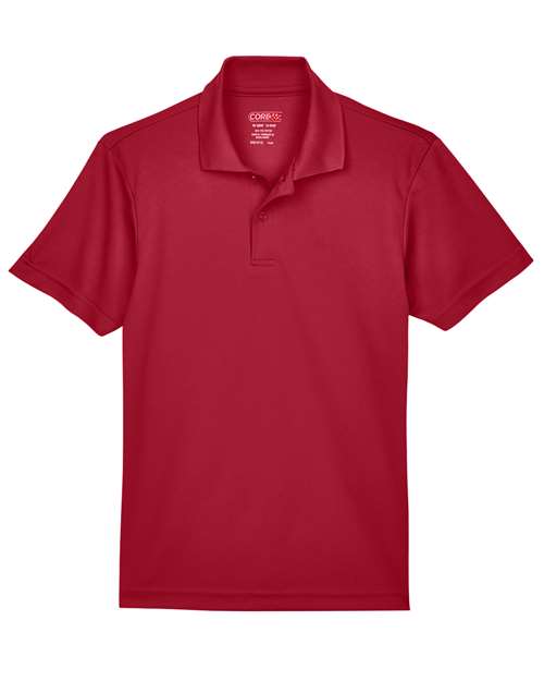 CORE365 88181Y, Youth Origin Performance Piqué Polo, Classic Red
