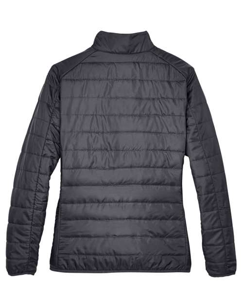 CORE365 CE700W, Women's Prevail Packable Puffer Jacket, Carbon