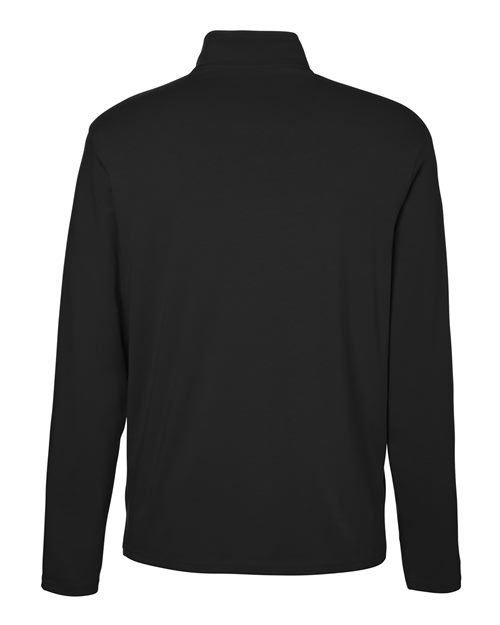 Devon & Jones DG425, Men's Raleigh Stretch Quarter-zip Pullover, Black