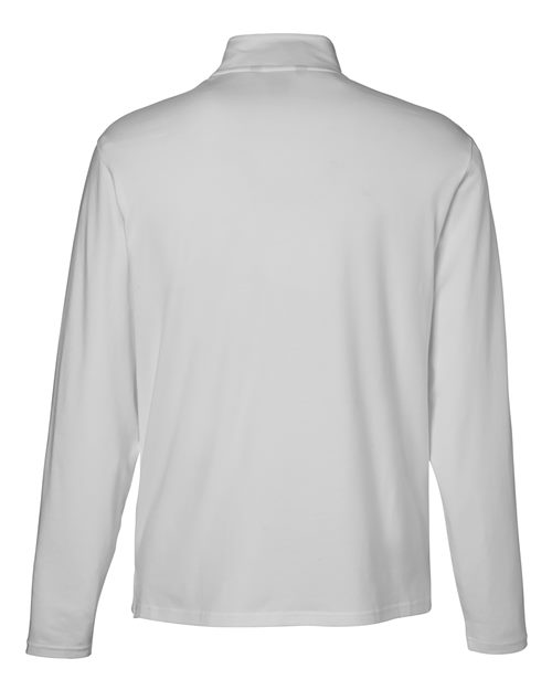 Devon & Jones DG425, Men's Raleigh Stretch Quarter-zip Pullover, Grey