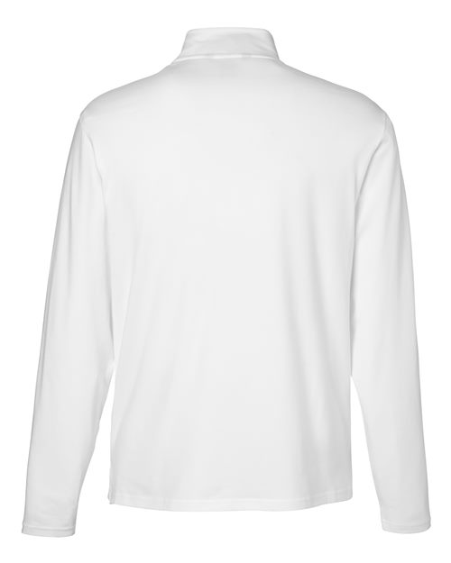 Devon & Jones DG425, Men's Raleigh Stretch Quarter-zip Pullover, White