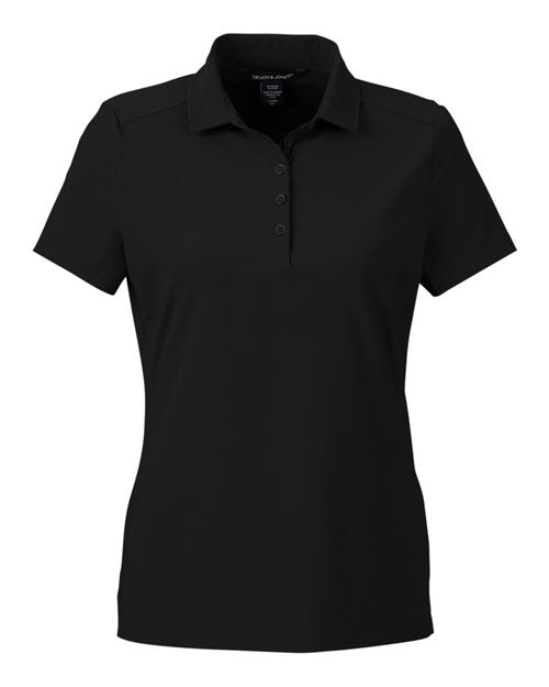Devon & Jones DG110W, Women's Crownlux Performance Windsor Welded Polo, Black