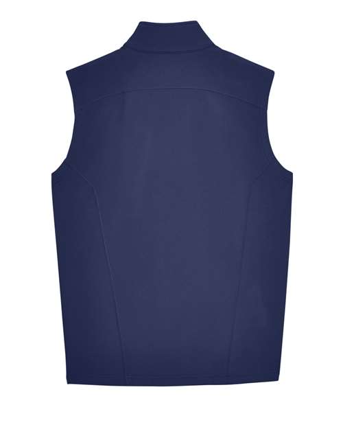 CORE365 CE701, Men's Cruise Two-layer Fleece Bonded Soft Shell Vest, Classic Navy