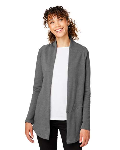 Women's New Classics® Charleston Cardigan - - 13348 Graphite Melange 665B2 7-7.9 oz AB Exclusive Brands CA New ab Cotton Devon & Jones DG481W Explore Corporate Explore Corporate Business Professional Explore Corporate Uniforms Knit Long Sleeves New AB Outerwear Polos & Knits Polyester S&S Exclusive Brands Sweaters Tops Womens