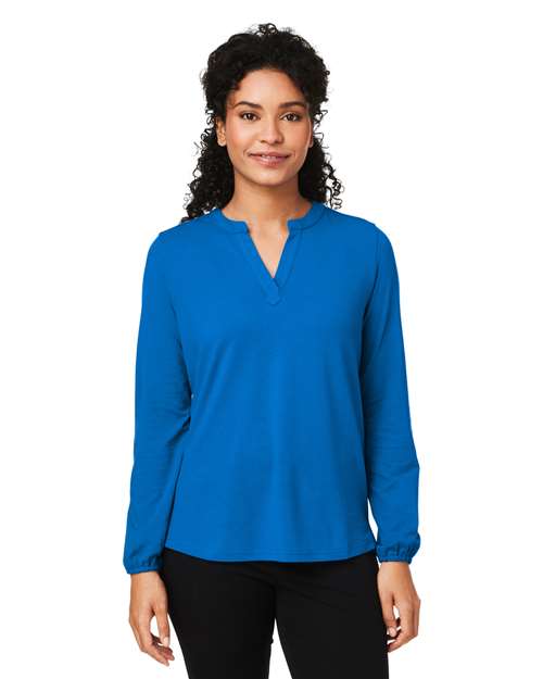 Women's Raleigh Half-Placket Knit Top -  - 13331 - Toronto Screen Printing- Color