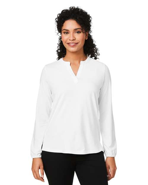 Women's Raleigh Half-Placket Knit Top -  - 13331 - Toronto Screen Printing- Color