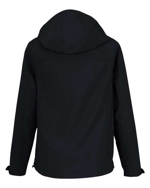 CORE365 CE712W, Women's Barrier Packable Waterproof Rain Jacket, Black