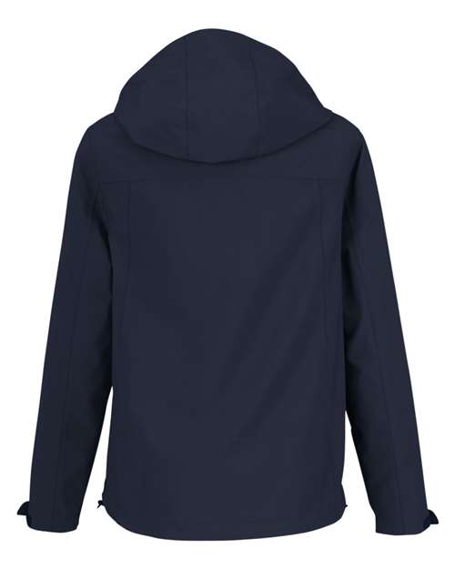 CORE365 CE712W, Women's Barrier Packable Waterproof Rain Jacket, Classic Navy