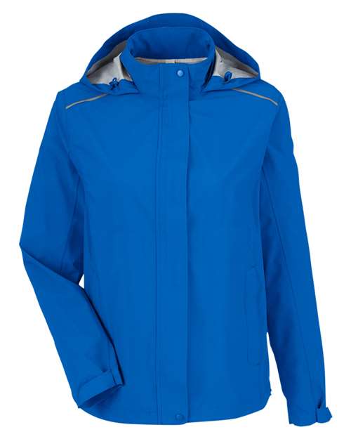 CORE365 CE712W, Women's Barrier Packable Waterproof Rain Jacket, True Royal