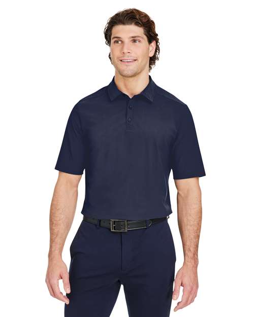 Men's CrownLux Performance® Windsor Welded Polo - - 13360 Navy 5-5.9 oz 622B2 AB Exclusive Brands Antimicrobial CA New ab Devon & Jones DG110 Mens & Unisex Moisture-Management New AB Nylon Performance Polos Polos & Knits S&S Exclusive Brands Short Sleeves Spandex Sport Shirts Tops