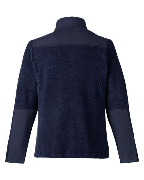 CORE365 CE890W, Women's Journey Summit Hybrid Full-zip, Classic Navy/ Classic Navy
