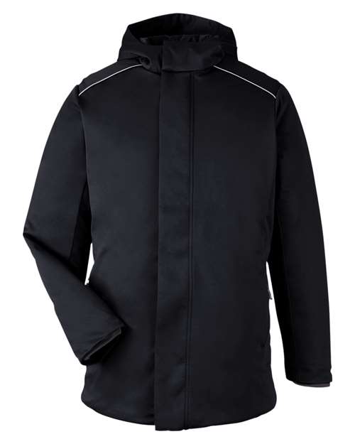 CORE365 CE715, Unisex Techno Lite Flat-fill Insulated Jacket, Black