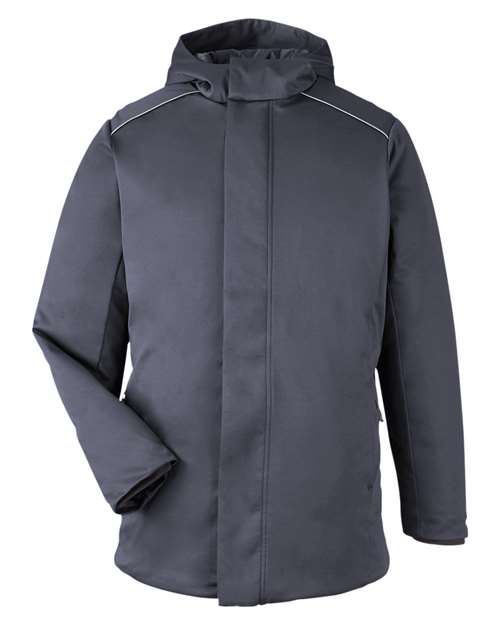 CORE365 CE715, Unisex Techno Lite Flat-fill Insulated Jacket, Carbon
