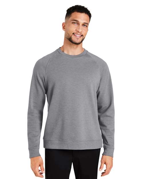 Men's New Classics® Charleston Pullover - - 13380 Graphite Melange 667B2 7-7.9 oz AB Exclusive Brands CA New ab Cotton Crewneck Devon & Jones DG482 Knit Long Sleeves Mens & Unisex New AB Outerwear Polos & Knits Polyester Pullovers S&S Exclusive Brands Tops