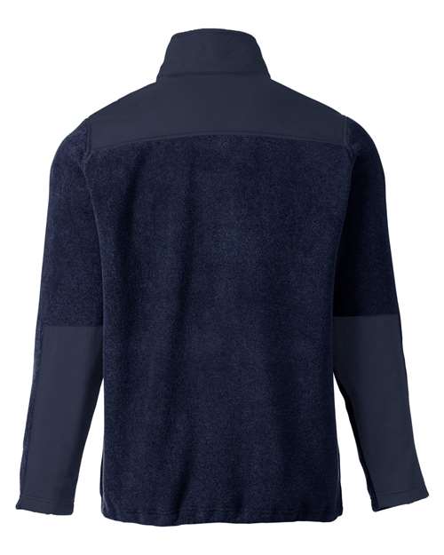 CORE365 CE890, Men's Journey Summit Hybrid Full-zip, Classic Navy/ Classic Navy