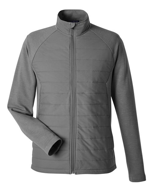 Devon & Jones DG704, Men's New Classics Charleston Hybrid Jacket, Graphite Melange/ Graphite