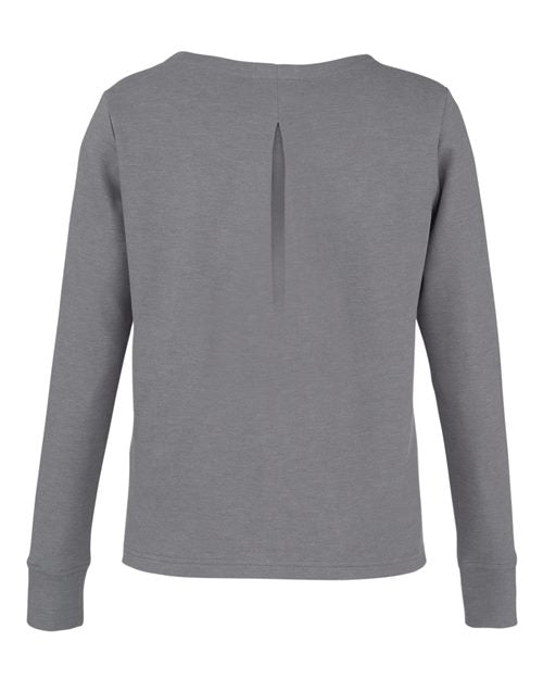 Devon & Jones DG482W, Women's New Classics Charleston Pullover, Graphite Melange