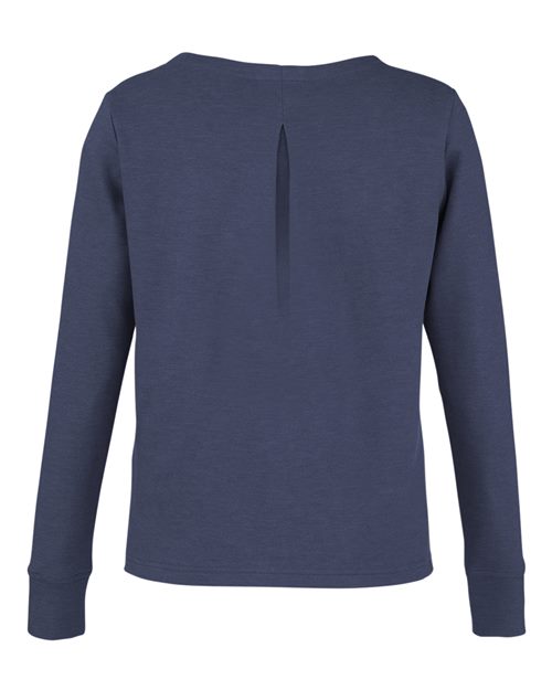 Devon & Jones DG482W, Women's New Classics Charleston Pullover, Navy Melange