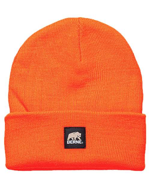 Berne Apparel H150, Heritage Knit Cuff Beanie, Orange