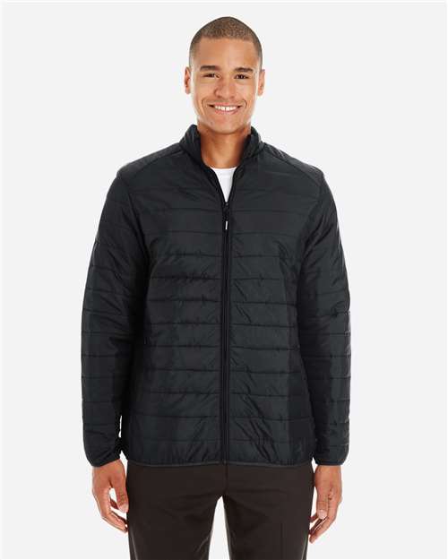 CORE365 CE700T, Men's Tall Prevail Packable Puffer, Black