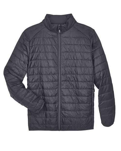 CORE365 CE700T, Men's Tall Prevail Packable Puffer, Carbon
