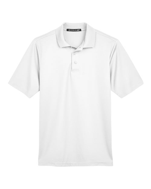 Devon & Jones DG20T, Men's Tall Crownlux Performance Plaited Polo, White