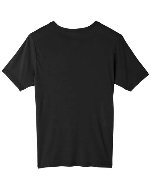 CORE365 CE111T, Unisex Tall Fusion Chromasoft Performance T-shirt, Black