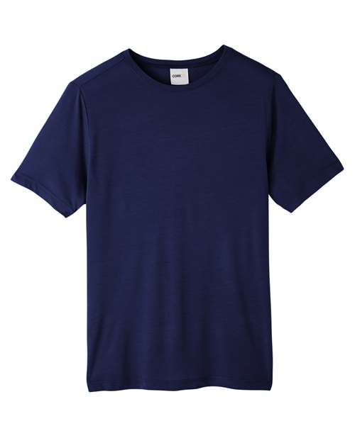 CORE365 CE111T, Unisex Tall Fusion Chromasoft Performance T-shirt, Classic Navy