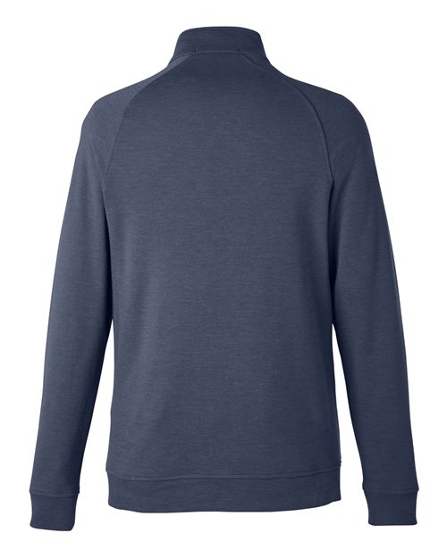 Devon & Jones DG481, Men's New Classics Charleston Quarter-zip Pullover, Navy Melange