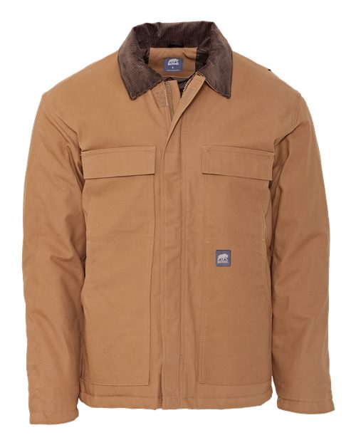 Berne Apparel CH416, Men's Heritage Chore Coat, Brown Duck