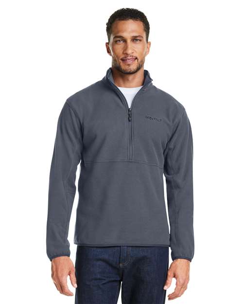 Men's Rocklin Half-Zip Jacket - - 13591 Steel Onyx 678D1 CA New ab Explore Corporate Explore Corporate Business Casual Explore Corporate Uniforms Fleece Jackets M12650 Marmot Mens & Unisex New AB Outerwear Pullovers Quarter-Zips Recycled Visible Logos Zips