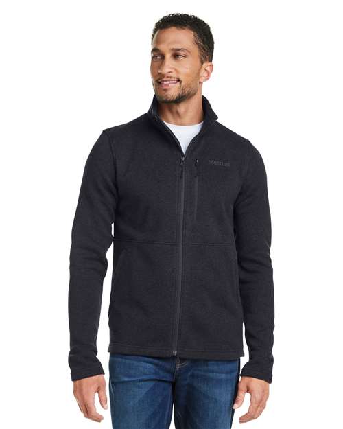 Dropline Jacket - - 13607 Black 684D1 CA New ab Fleece Full-Zips Jackets M13194 Marmot Mens & Unisex New AB Outerwear Pockets Polyester - 100% Visible Logos Zips