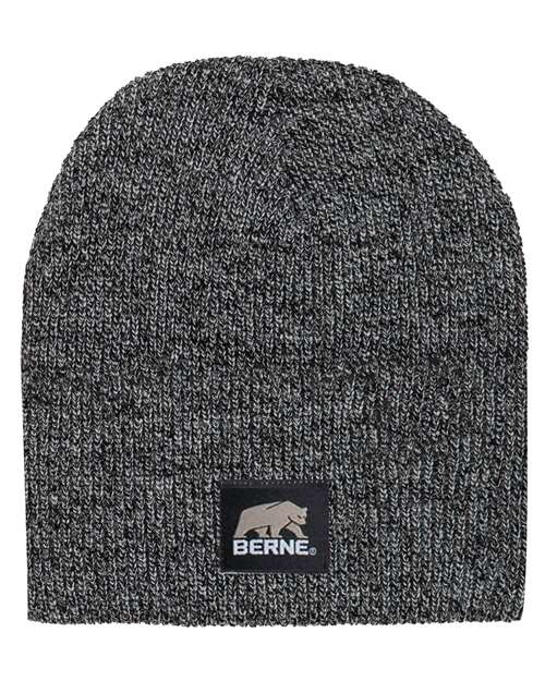 Berne Apparel H149, Heritage Knit Beanie, Black/ White
