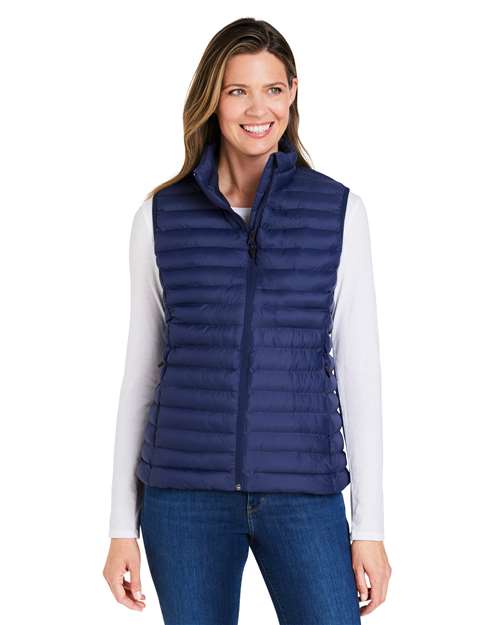 Women's Echo Featherless Vest - - 13692 Arctic Navy 687D1 Activewear CA New ab Jackets M13221 Marmot New AB Nylon Outerwear Recycled Vests Water Resistant Womens