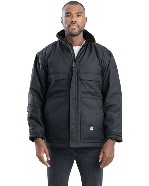 Berne Apparel NCH377T, Men's Tall Icecap Insulated Chore Coat, Black